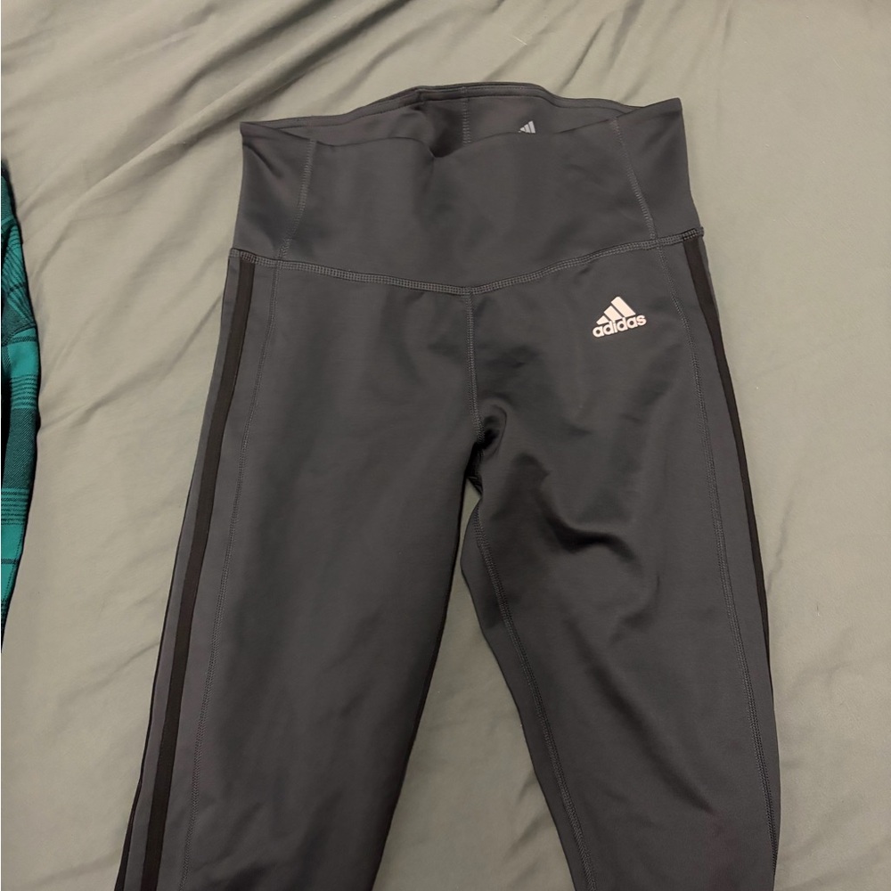 Adidas Kids Charcoal Leggings